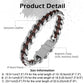 Cuban Link Bracelet For Men with Leather B00816