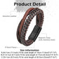 Leather and Steel Bracelet B00783