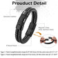 Leather and Steel Bracelet B00534