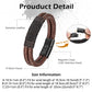 Leather And steel Bracelet B00559