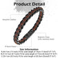 Cuban Link Bracelet For Men with Leather B00810