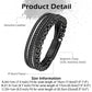 Leather and Steel Bracelet B00753