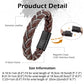 Leather and Steel Bracelet B00610