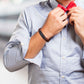 Leather And steel Bracelet B00559