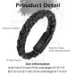 Steel Leather Bracelet BHR00304