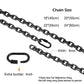 8mm steel Necklace  NHR00120