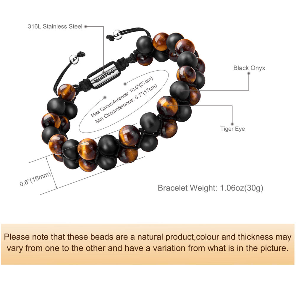 Bead Bracelet of tiger eye BHR00029