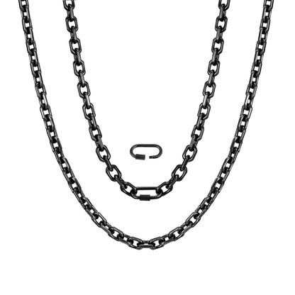 8mm steel Necklace  NHR00120