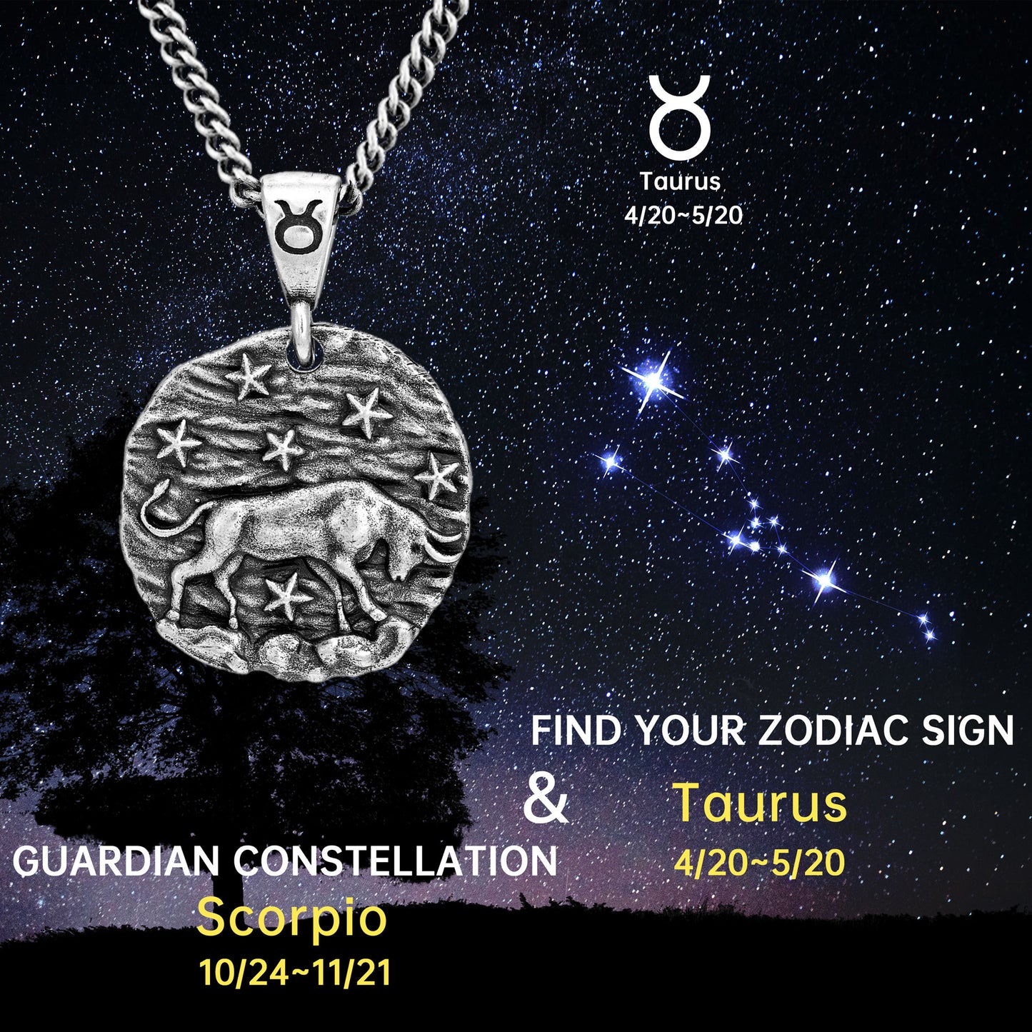 Amulets Necklace Of Taurus (4.20-5.20)