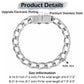 9mm steel bracelet B00386