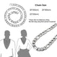 10mm steel Necklace NHR00086