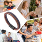 Rose Gold Plated Steel and Leather Bracelet BHR00332