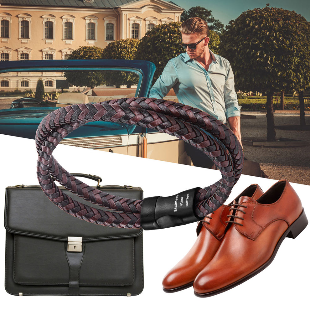 Leather Bracelet BHR00056 – Murtoo