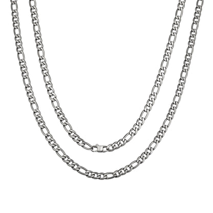 6mm steel Necklace NHR00089