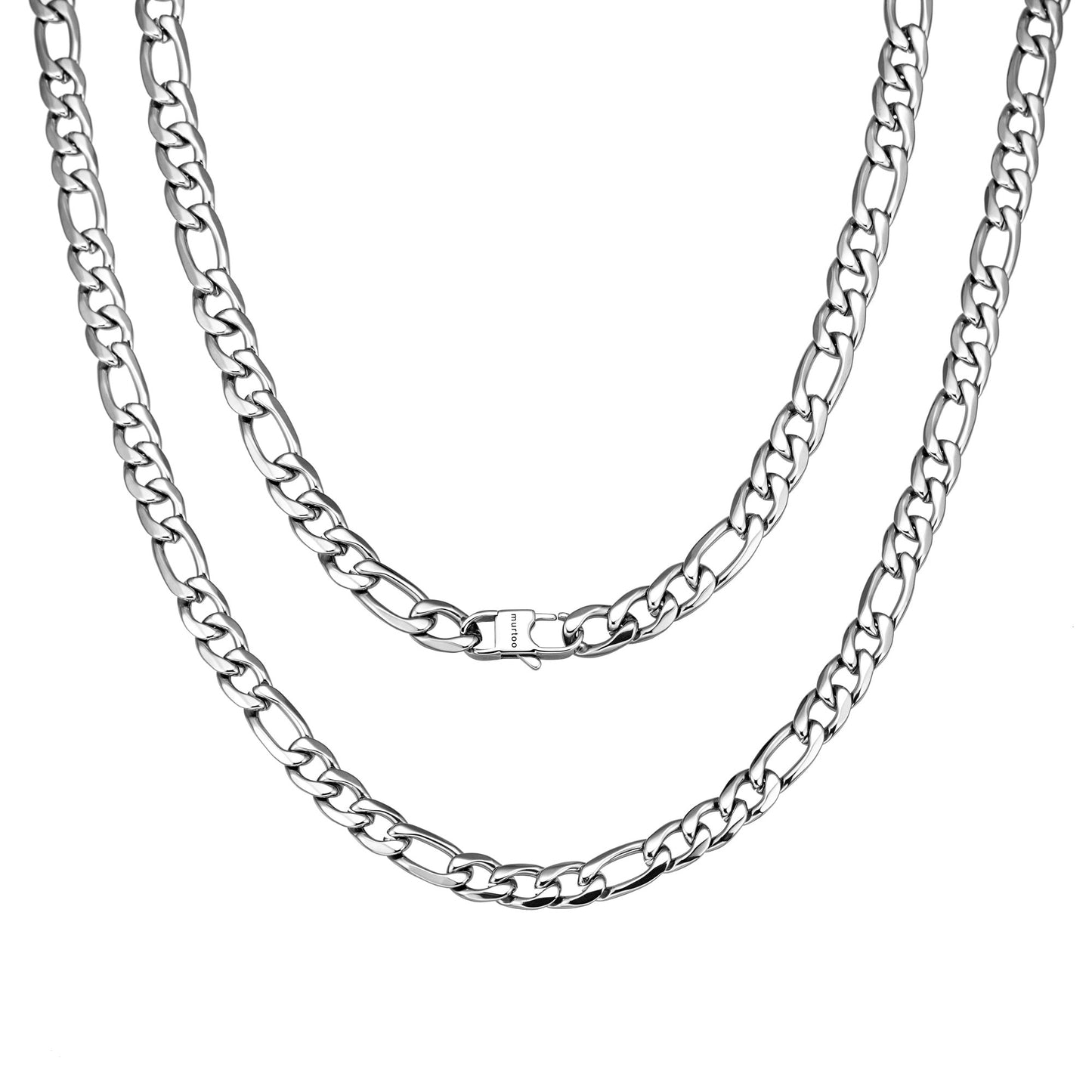10mm steel Necklace NHR00086