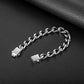 9mm steel bracelet B00386