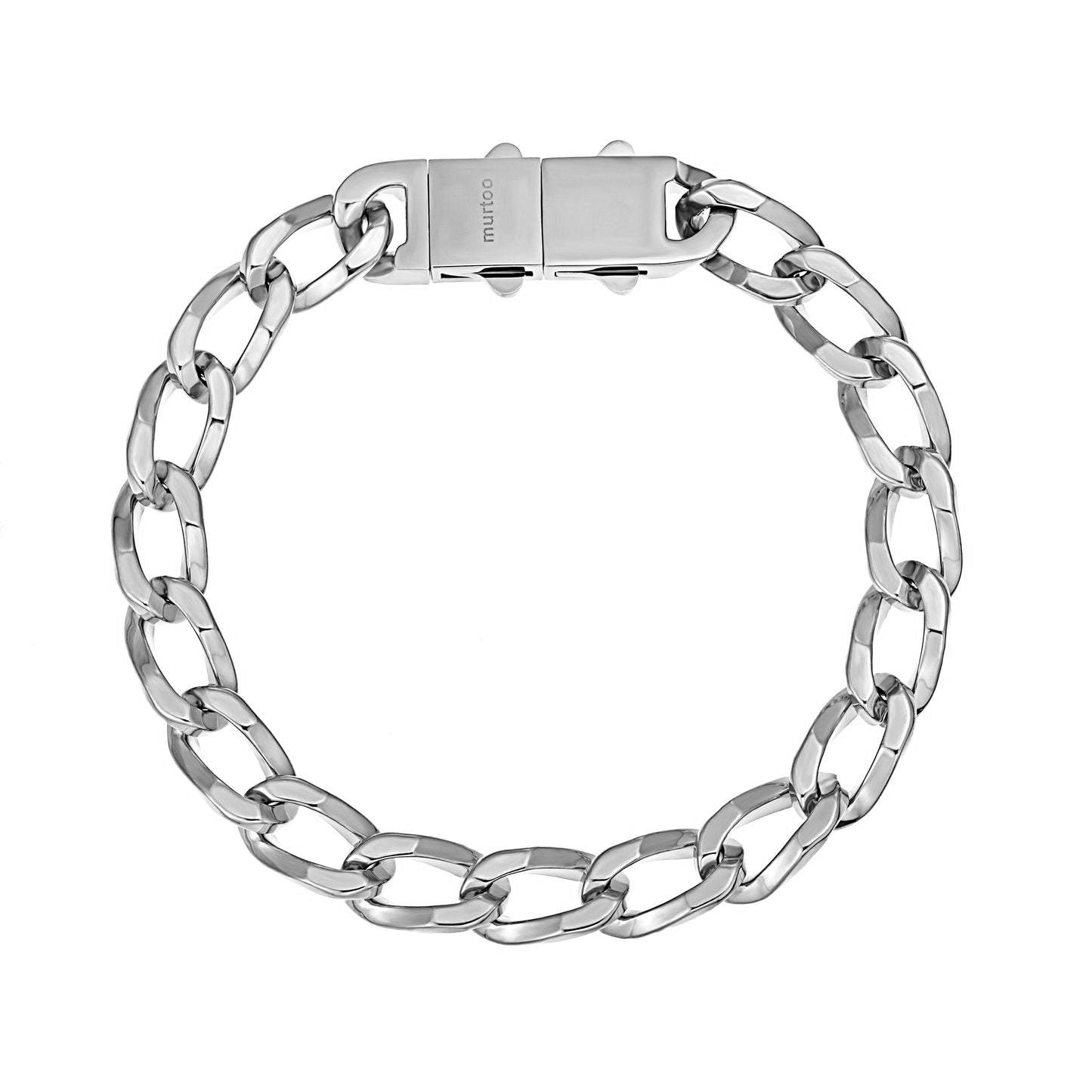 9mm steel bracelet B00386