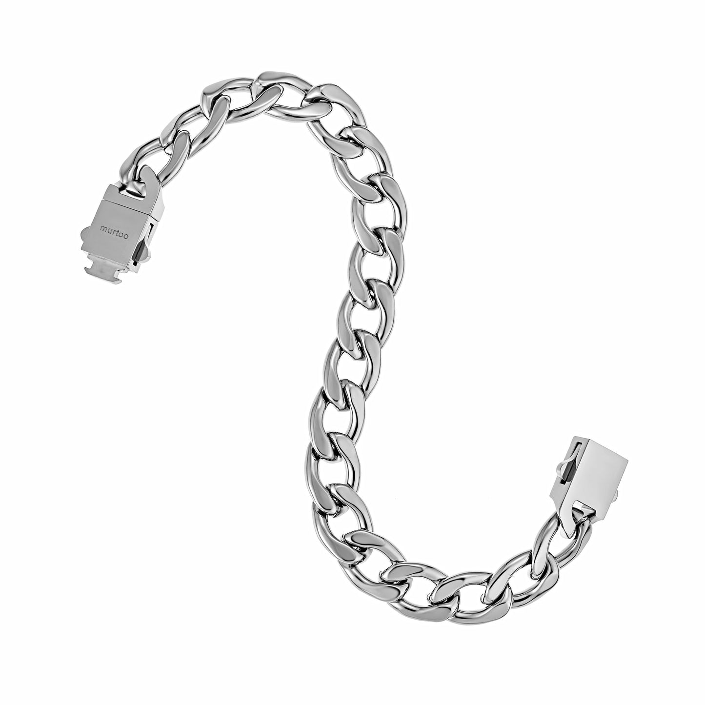 9mm steel bracelet B00401