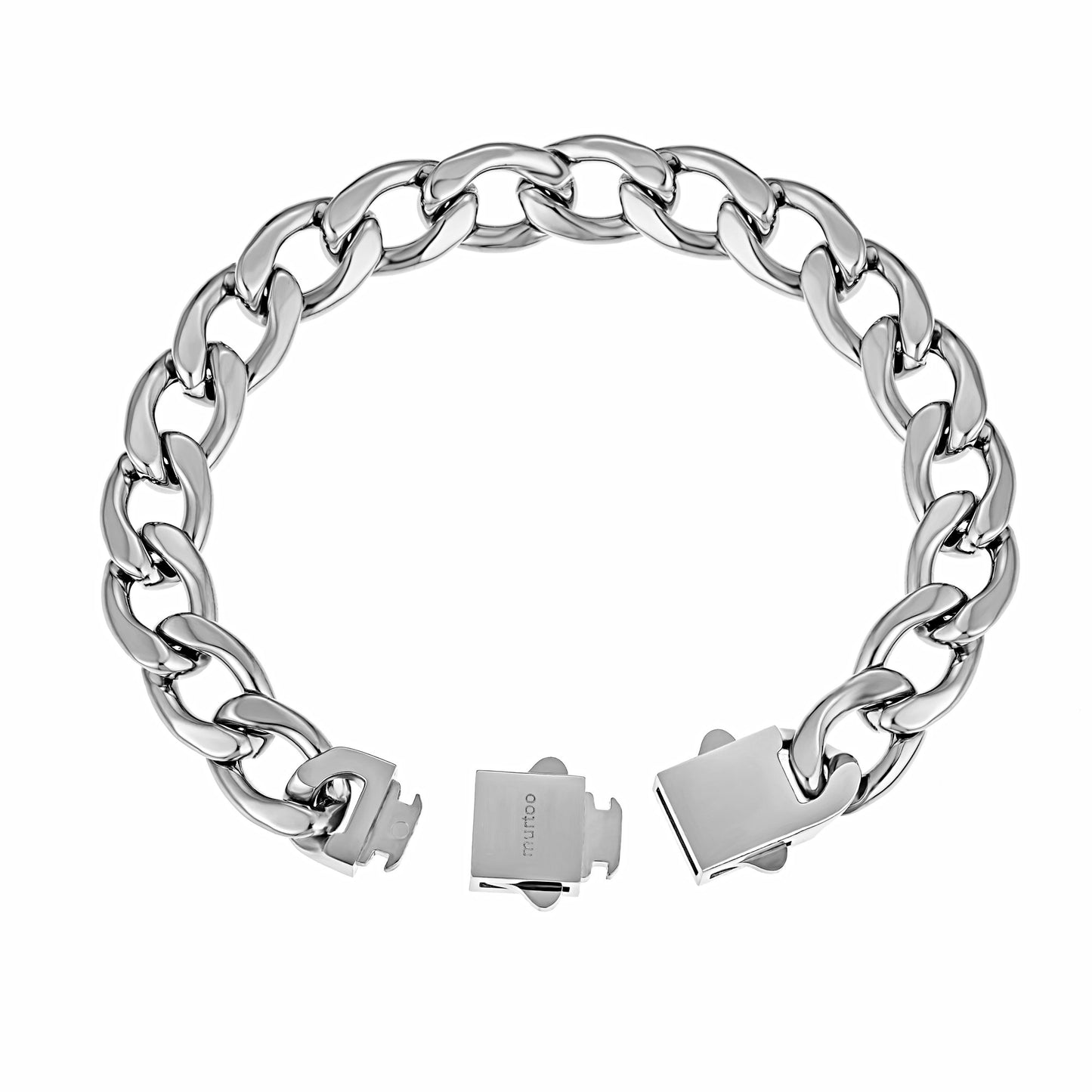 9mm steel bracelet B00401