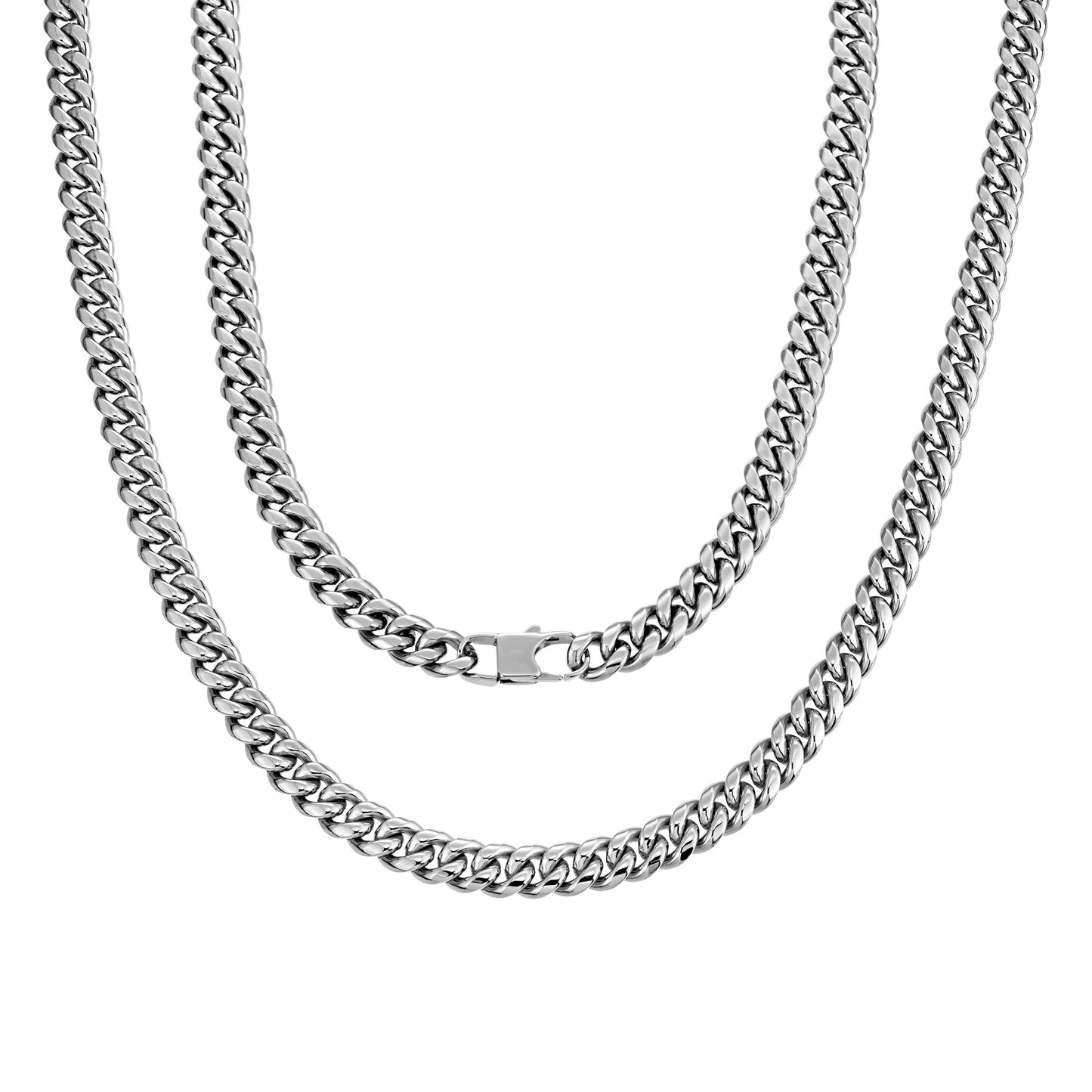 10mm steel Necklace N00177