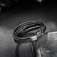 Leather And Steel Bracelet B00427