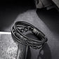 Leather And Steel Bracelet B00455