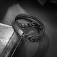 Leather And Steel Bracelet B00455