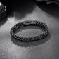 Leather And Steel Bracelet B00456