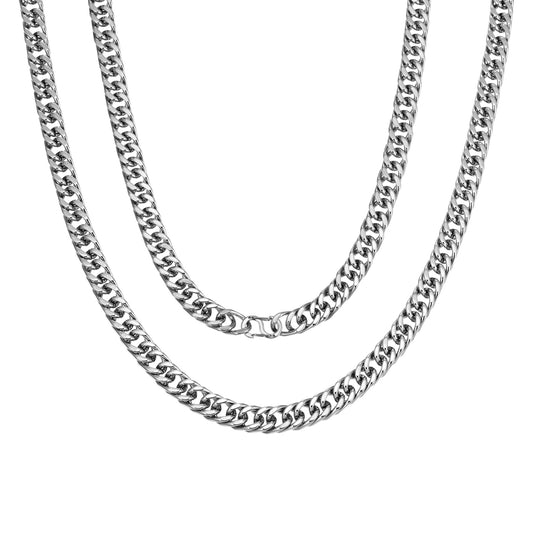 10mm steel Necklace N00227