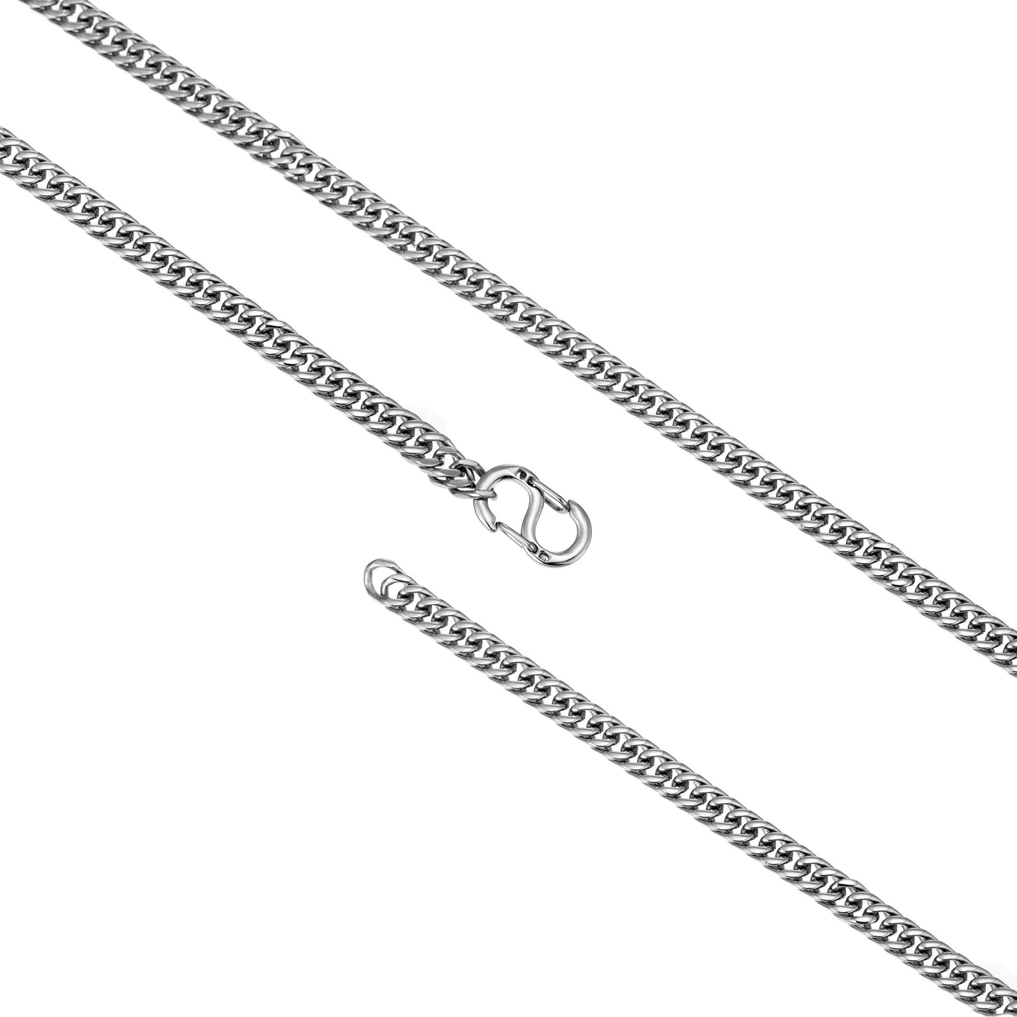 4mm steel Necklace N00203