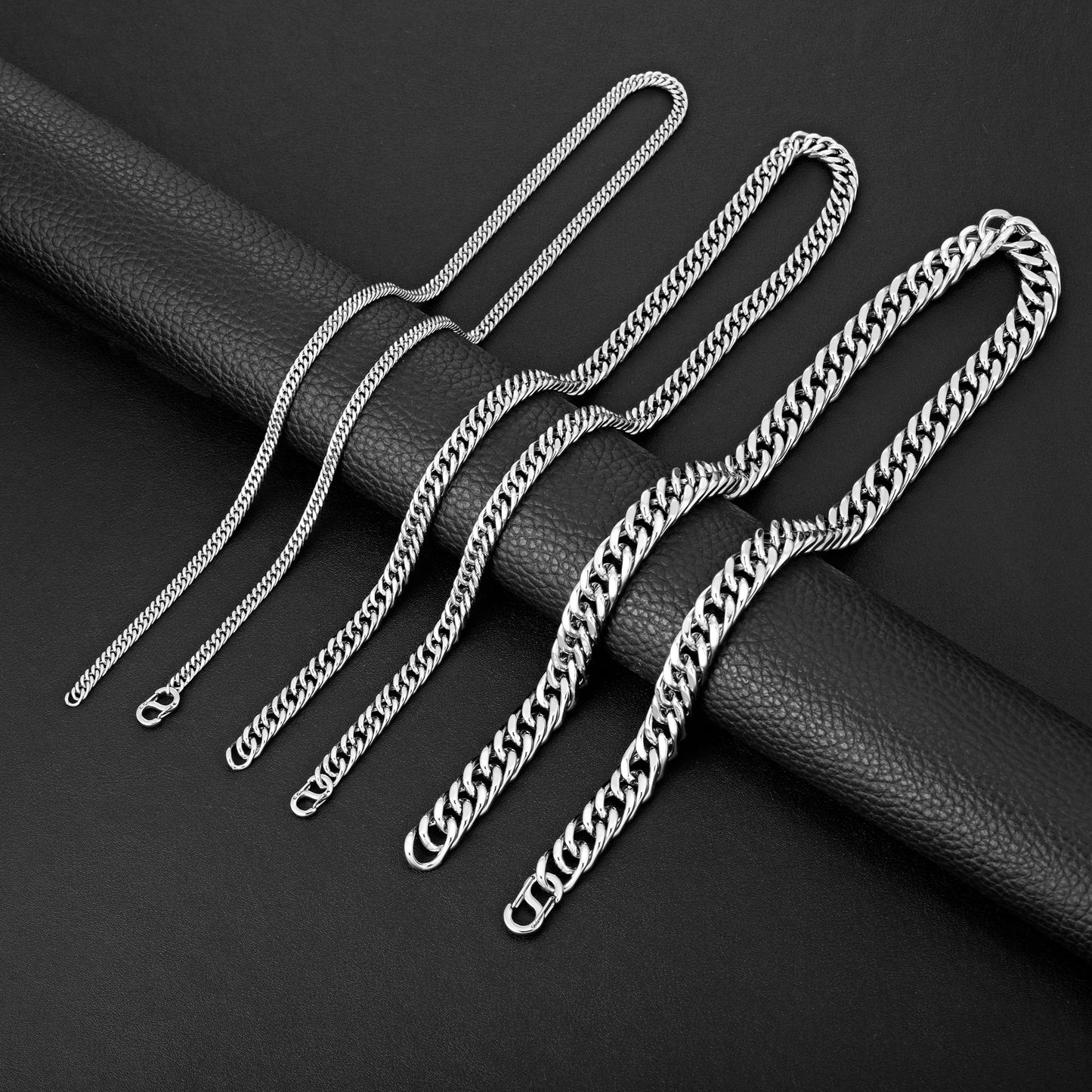 6mm steel Necklace N00213