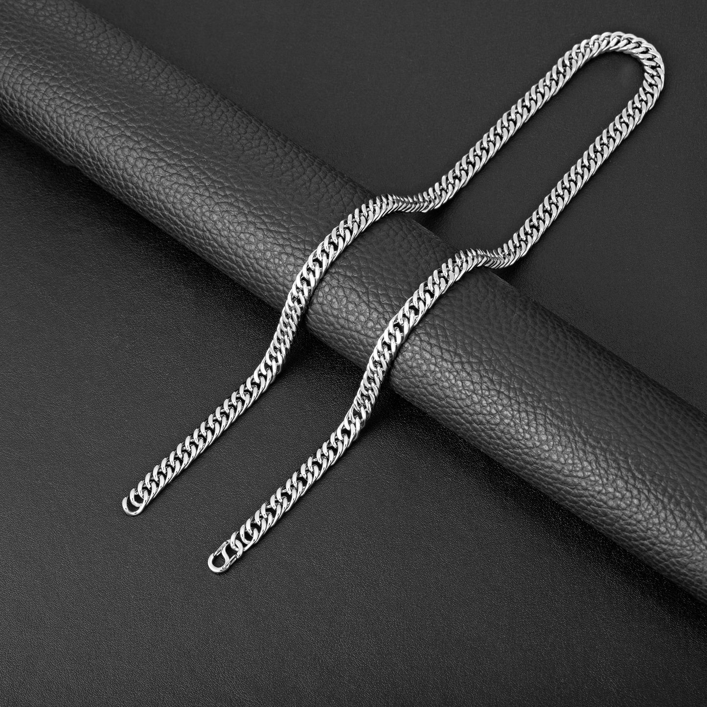 6mm steel Necklace N00213