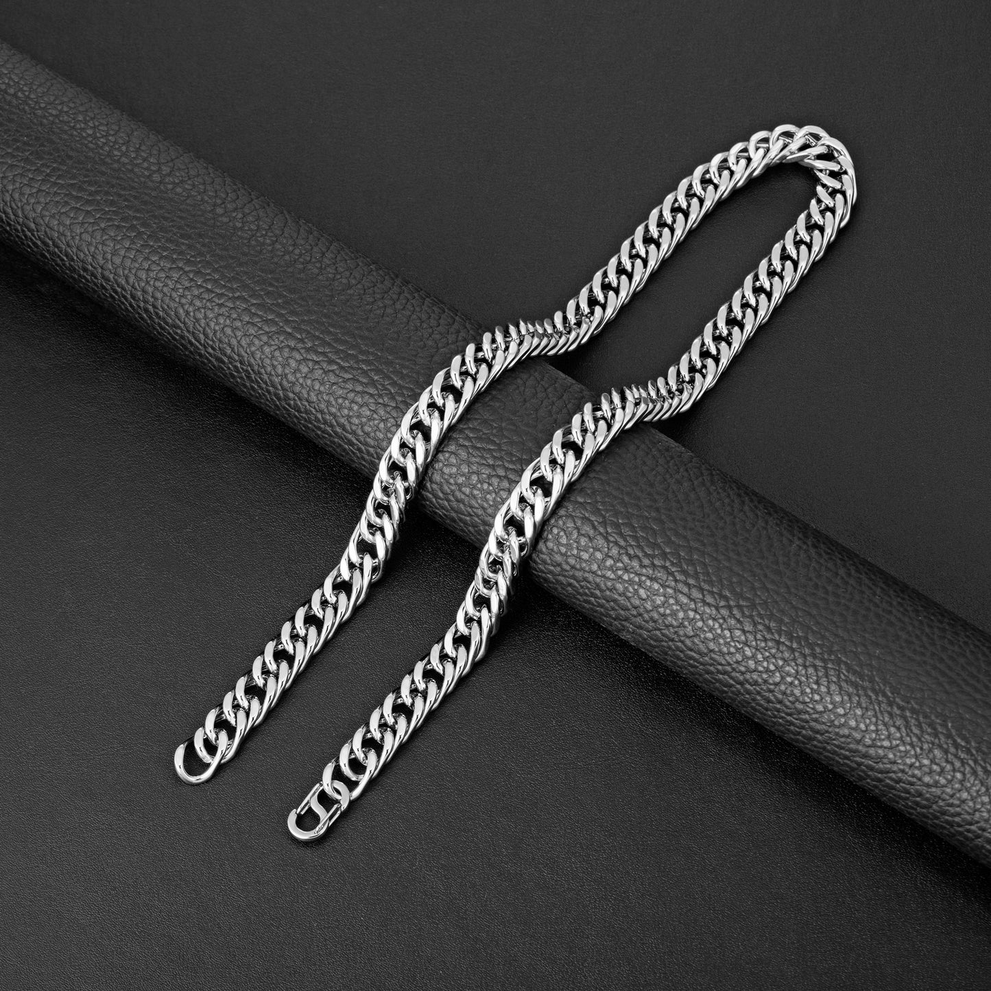 10mm steel Necklace N00227