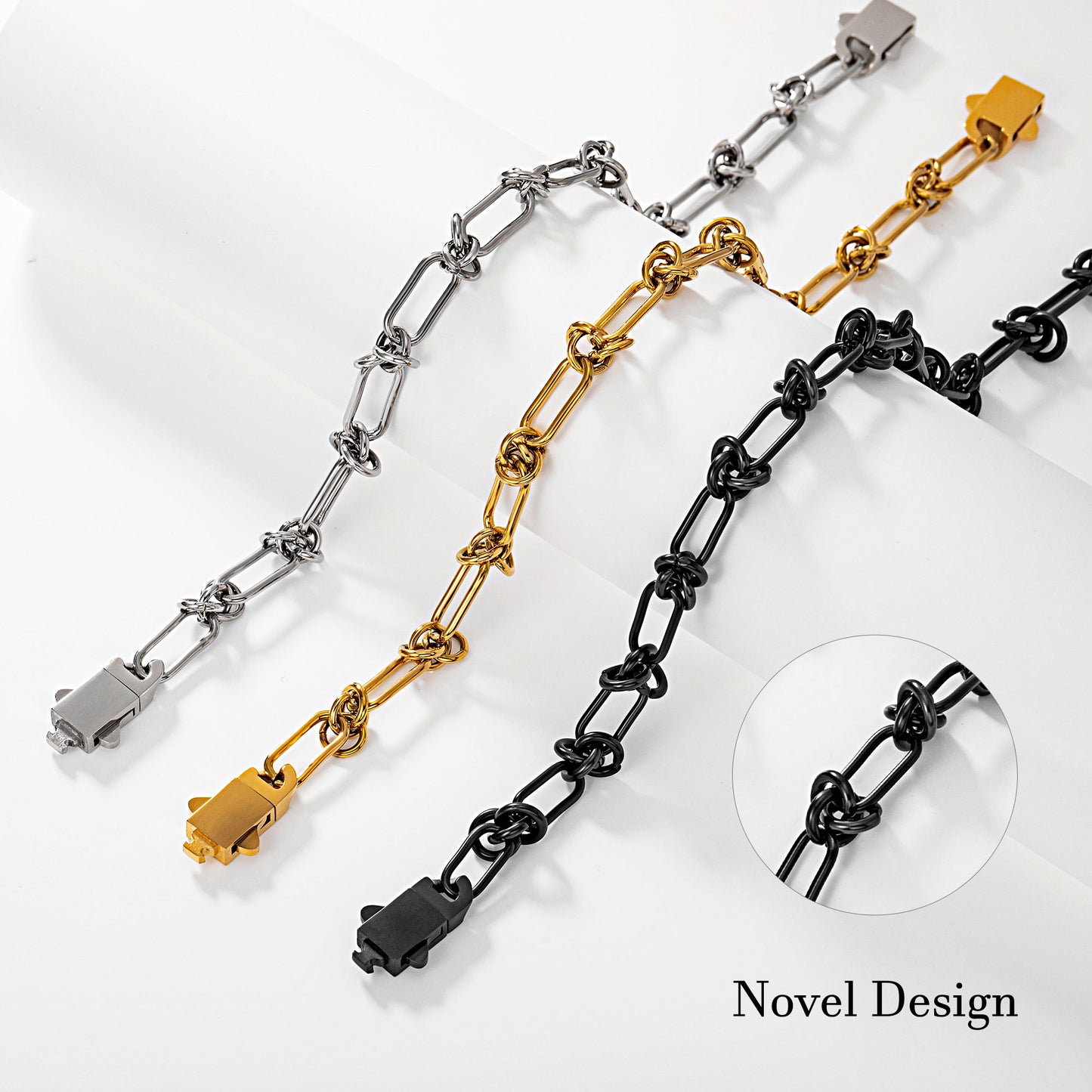 Steel Bracelet For Women BHR00374