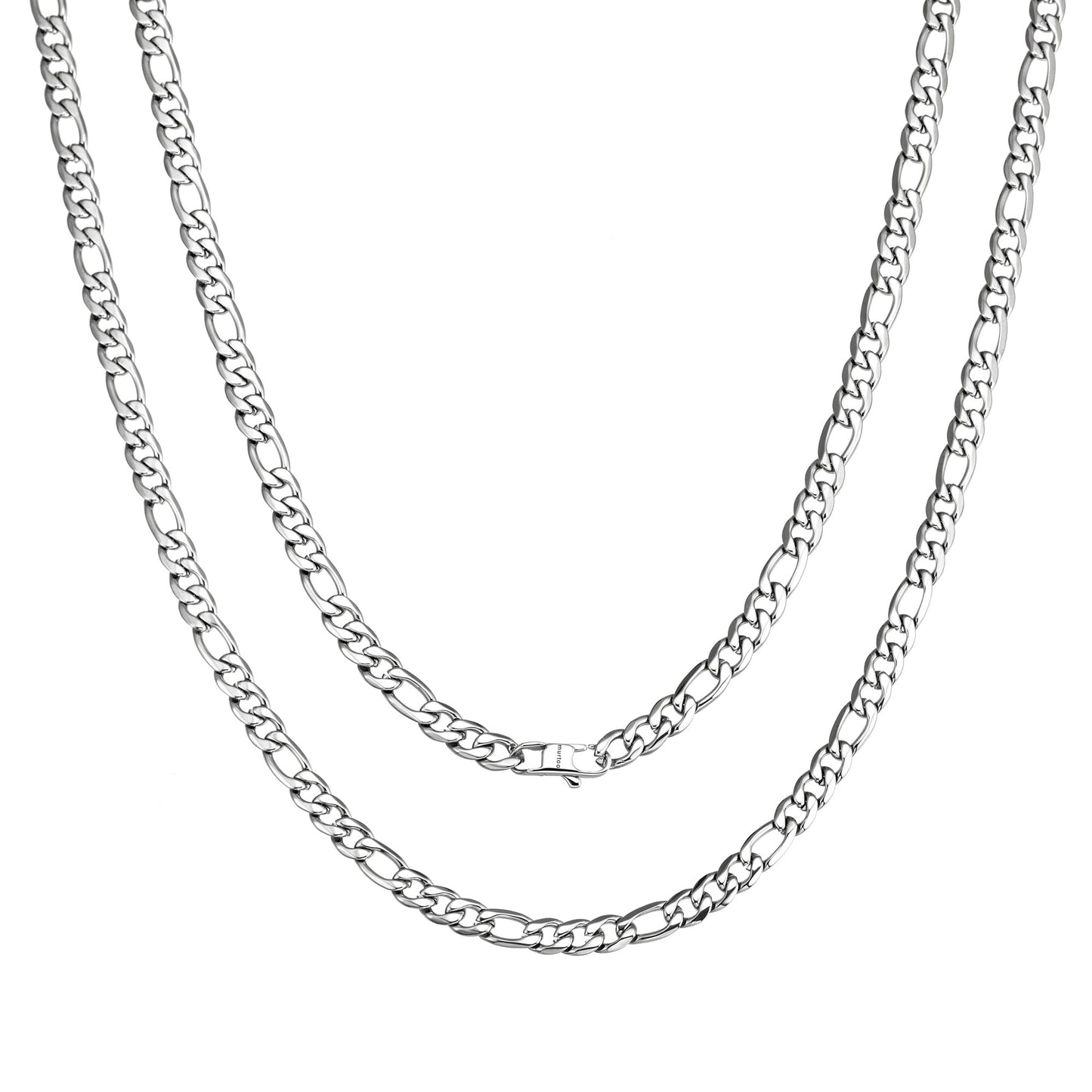 6mm steel Necklace NHR00083