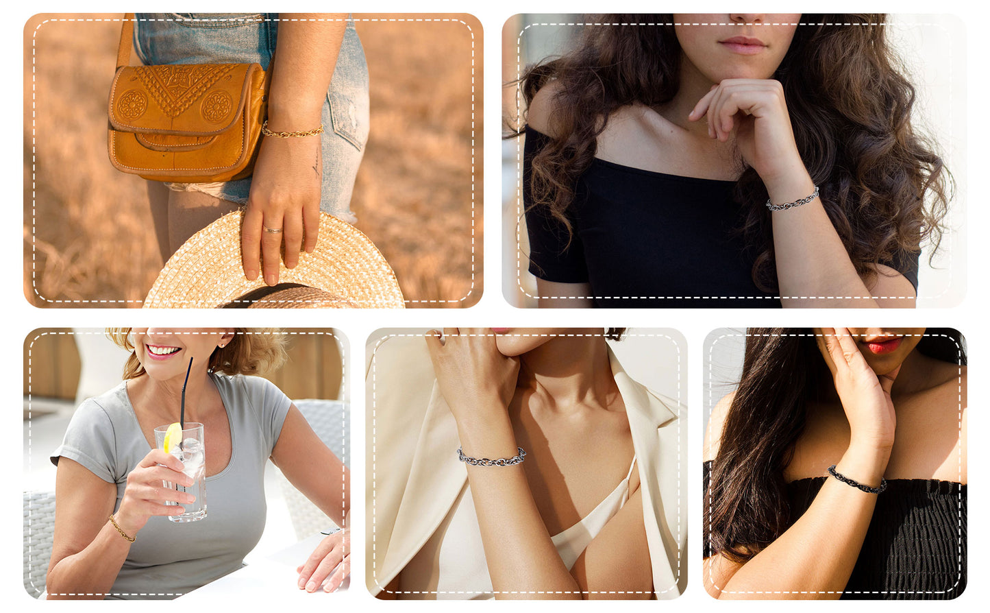 Steel Bracelet For Women BHR00360