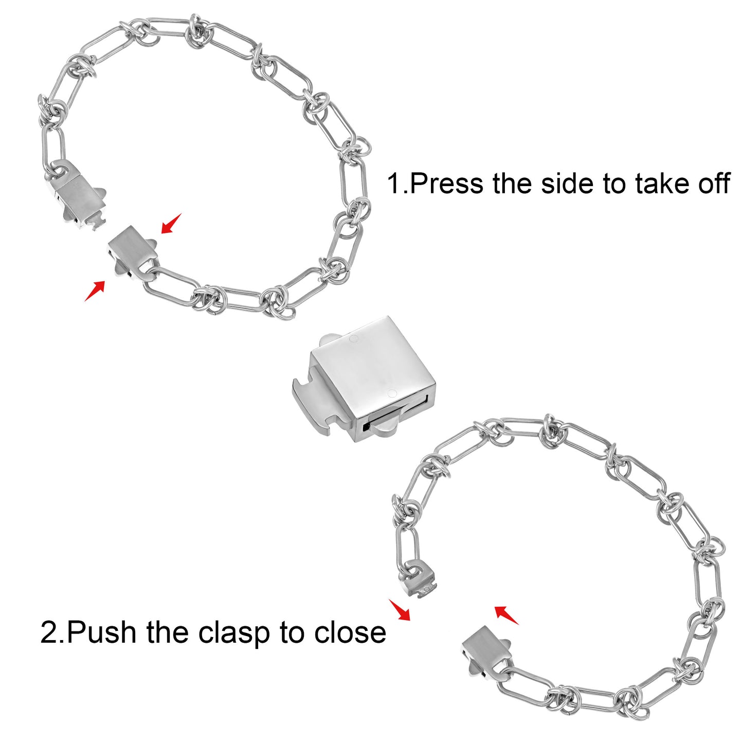 Steel Bracelet For Women BHR00370