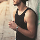 Compass leather bracelet for men B00474