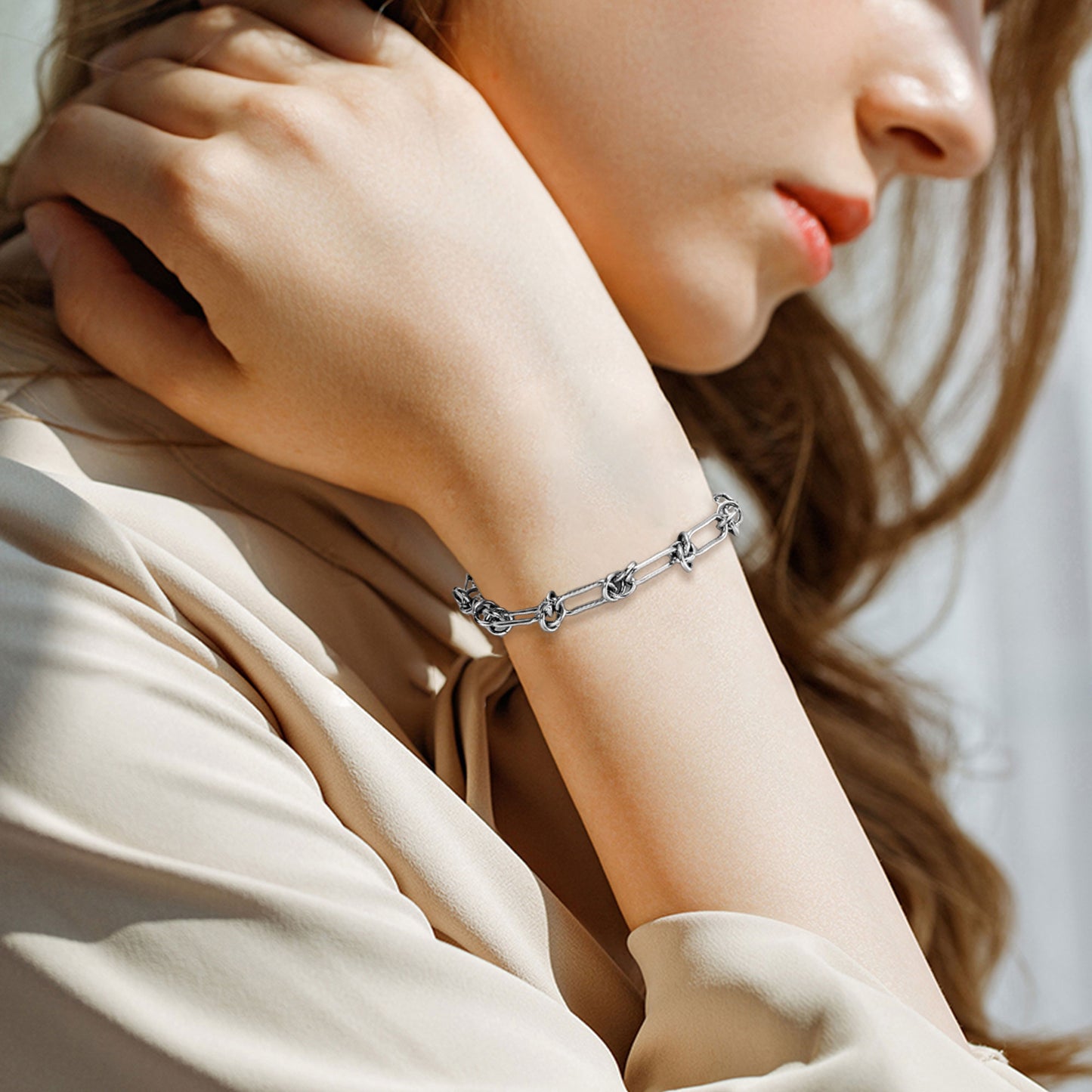 Steel Bracelet For Women BHR00370